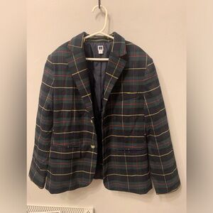 Janie & Jack tartan party blazer jacket 10
